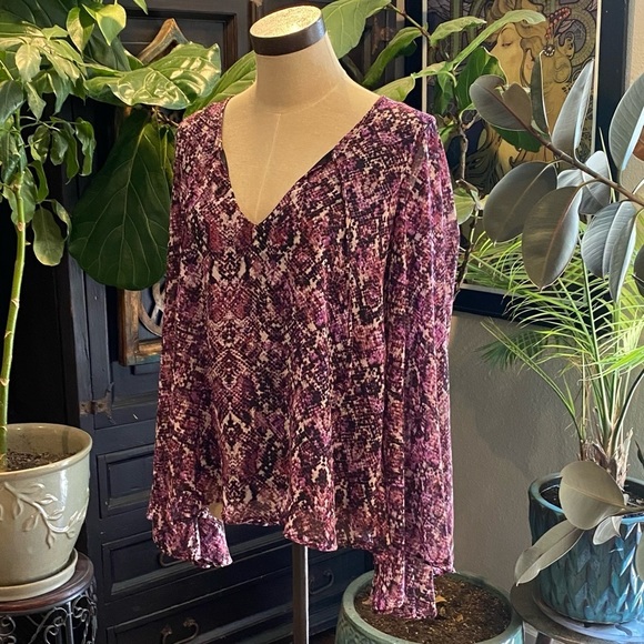 Show Me Your MuMu Purple Python Tunic - Picture 6 of 14